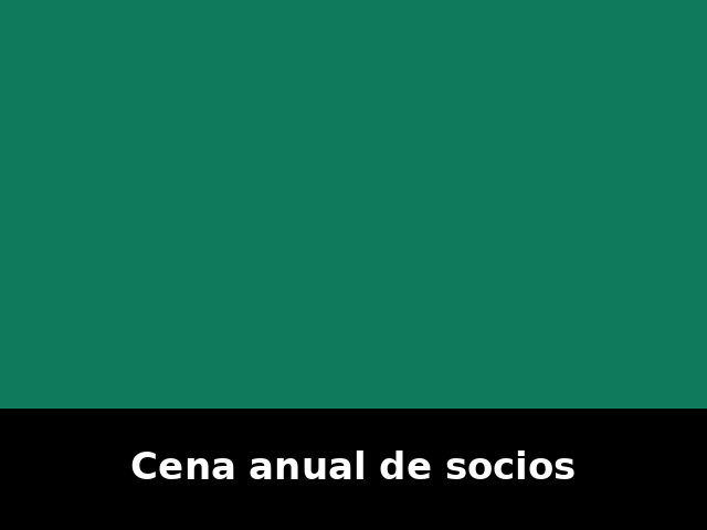 Cena anual de socios