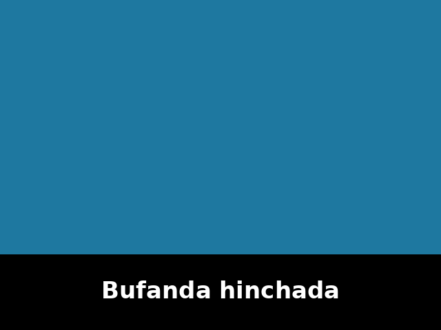 Bufanda hinchada
